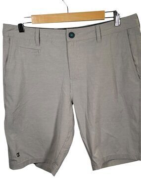 Linksoul Boardwalker Shorts Mens 33 Fit 34 Khaki Golf Hybrid Performance Pockets